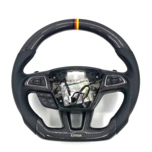 Ford Focus RS steering wheel, Ford Focus RS paddle shift, Ford steering wheel upgrade, Car Audio Expert Australia, performance steering wheel, Ford RS interior upgrade