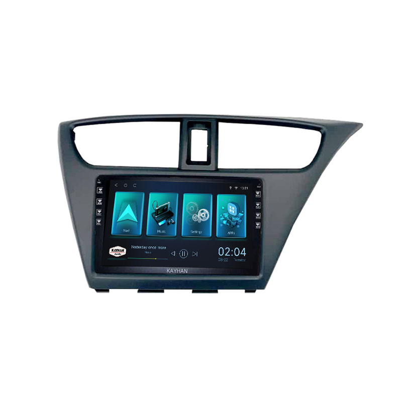 Honda Civic car stereo, Honda Civic SatNav, 9-inch head unit, wireless CarPlay, Android Auto, Honda Civic audio upgrade, V6 Honda Civic, Car Audio Expert Australia, digital radio head unit, 2012 Honda Civic