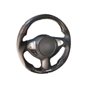 Nissan Juke custom steering wheel, Car Audio Expert Australia steering wheels, Nissan steering wheel upgrade, Custom carbon fiber steering wheels, Nissan Juke interior enhancement, Personalized steering wheel for Nissan