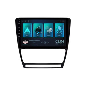 Skoda Octavia 2004-2014 Car Stereo with SatNav, V6 engine, 9-inch display for advanced navigation and entertainment.