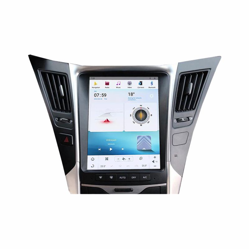 Hyundai i45 stereo, 2012 Hyundai car stereo, 11-inch car screen, SatNav for Hyundai i45, wireless CarPlay Hyundai, Android Auto stereo, premium audio, Car Audio Expert Australia, Hyundai i45 navigation, modern car entertainment system.