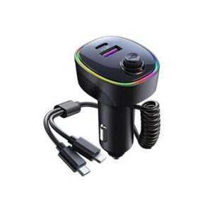 66W Fast Car Charger Type-C & IOS Cable